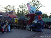 Prinsessen parade: de trein met Dumbo