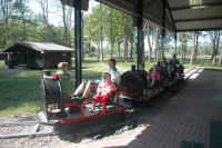 Een trein met kleinkinderen