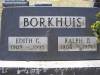 Grafsteen / Headstone Ralph &amp; Edith Borkhuis