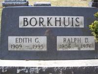 Grafsteen / Headstone Ralph &amp; Edith Borkhuis