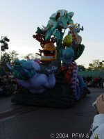 Prinsessen parade: de wagen