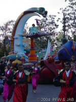 Prinsessen parade: Aladdin op zijn tapijt