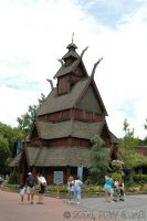 Stave Church - A replica of the Gol Stave church found in the Norwegian Folk Museum in Oslo, Norway. 