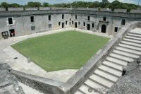 middenplein van het fort