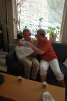 Caroline with granddad