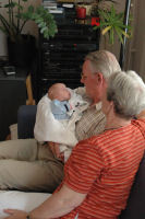 Caroline with granddad