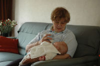 Caroline with grandma