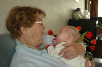 Caroline with grandma