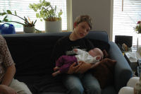 Alexandra with nephew Wouter