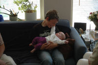 Alexandra with nephew Wouter