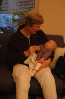 Caroline with grandma