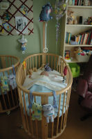 Alexandra in her larger bed