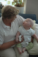 Alexandra with grandmother