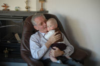 Alexandra with granddad