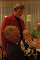Alexandra with grandparents