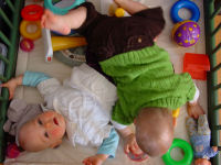 Together in the playpen