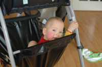 Alexandra under her chair