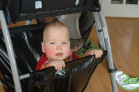 Alexandra under her chair