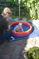 First time in the swimmingpool