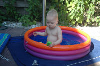 First time in the swimmingpool