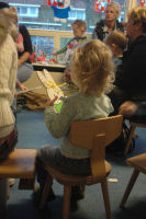 Sinterklaas at their playgroup