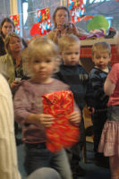 Sinterklaas at their playgroup