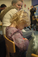 Sinterklaas at their playgroup