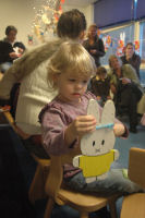 Sinterklaas at their playgroup