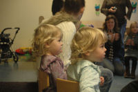 Sinterklaas at their playgroup