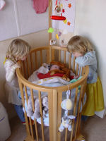 Madeleine in het bed