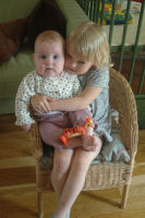 Hugging Madeleine