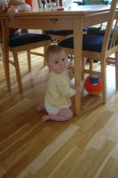 Playing together near the table