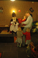 The girls with Sinterklaas